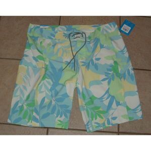 NEW NWT Leaf Print Sz XL Omni-Shield PLEASANT CREEK 11" Board Shorts COLUMBIA